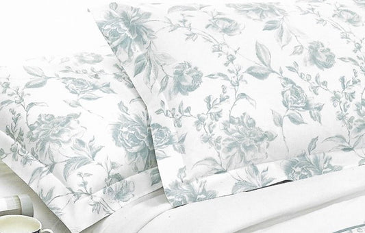 Sofia line combed cotton bed set