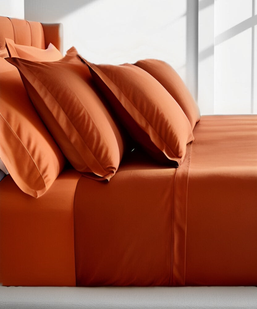 Completo Letto in Percalle “Plain” – Tinta Unita Made in Italy