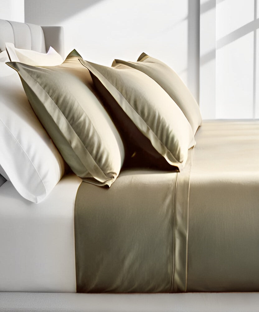 Completo Letto in Percalle “Plain” – Tinta Unita Made in Italy