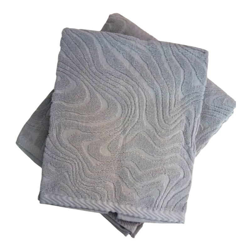 Set Bagno 3 Pezzi in Cotone Egiziano Jacquard