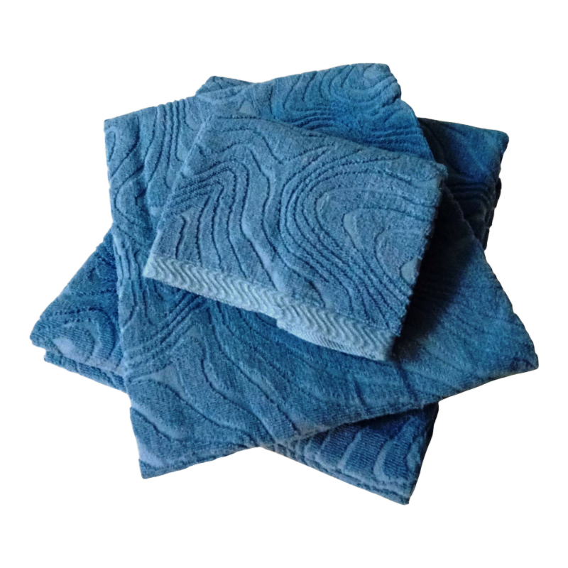 Set Bagno 3 Pezzi in Cotone Egiziano Jacquard