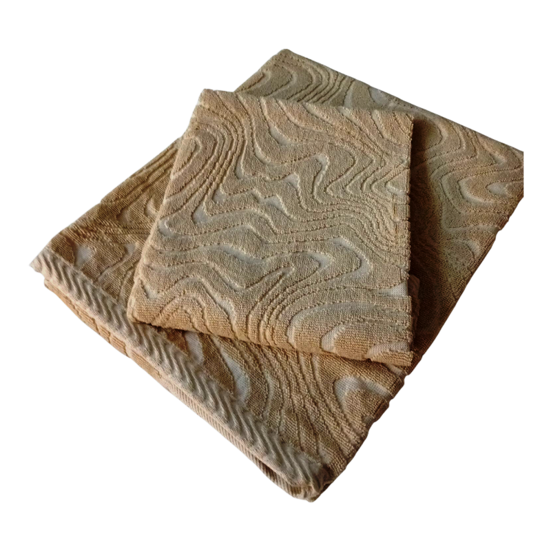 Set Bagno 3 Pezzi in Cotone Egiziano Jacquard