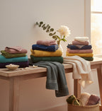 Set Spugna Linea Koet 1+1 - Asciugamano e Ospite in Cotone Idrofilo 550 g/m²