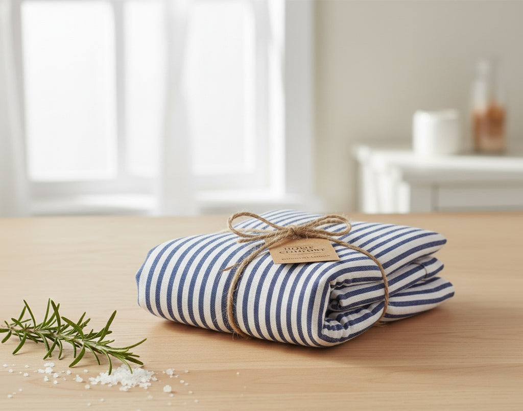 Tovaglia Lagom - Cotone Tinto Filo a Righe Made in Italy