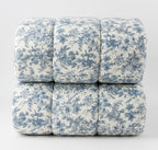 Trapunta Althea Matrimoniale in Cotone Stampa Fiori 270x270 cm