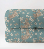 Trapunta Lea Matrimoniale in Cotone Stampa Fiori stilizzati  270x270 cm