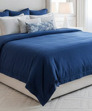 Percale Cotton Duvet Cover – Solid Color