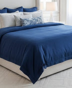 Percale Cotton Duvet Cover – Solid Color