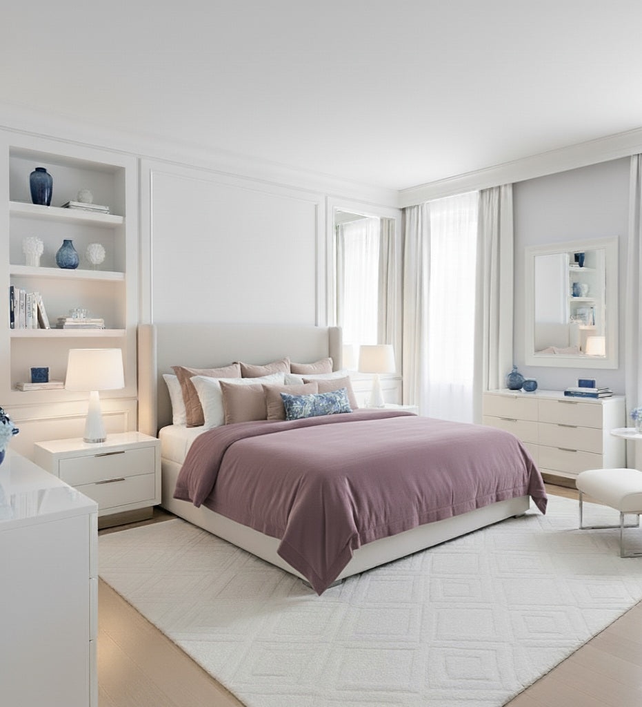 Percale Cotton Duvet Cover – Solid Color