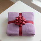 Plaid a Trecce in Maglia 150x200 cm - Coperta Artigianale Italiana