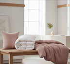 Copripiumino Linea Area – Percalle di Cotone Tinta Unita