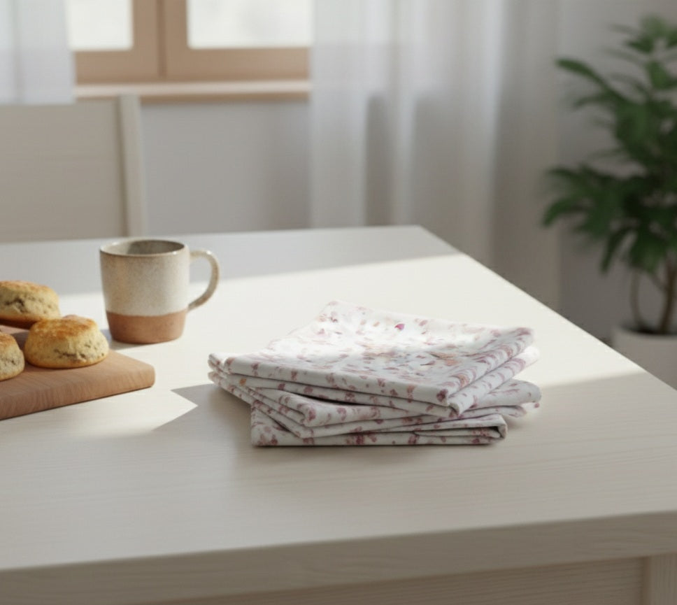 Strofinacci Linea Alba 50x70 - Confezione 3 Pezzi Panama di Cotone