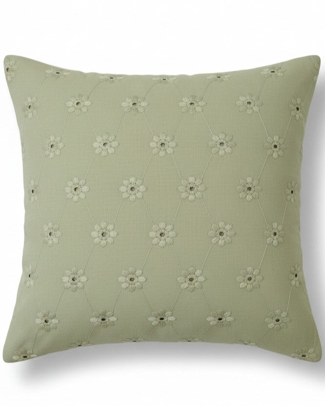 Sangallo Lace Decorative Cushion 45x45 cm - Handcrafted