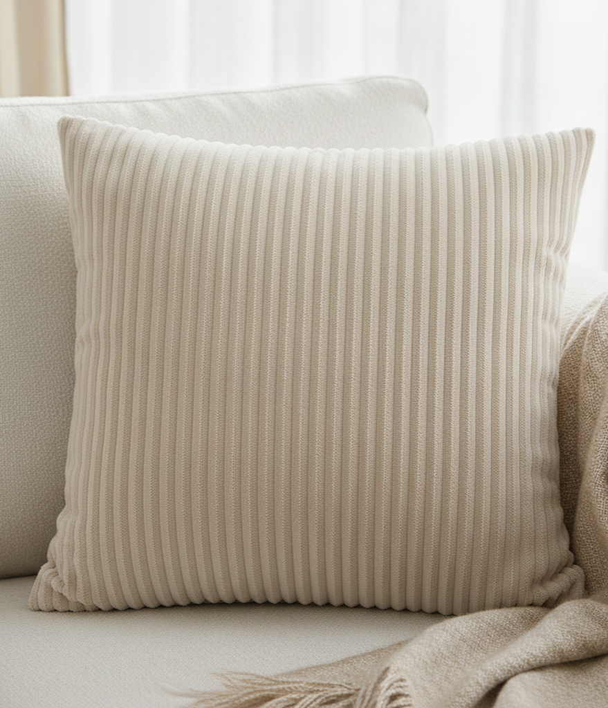 45x45 BURT Corduroy Cushion - Handcrafted