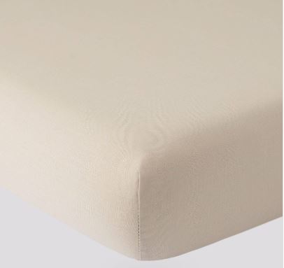 Lenzuolo sotto con angoli Aria in cotone percalle – Tinta unita