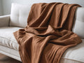 Burnt Earth Decorative Scarf – Cotton Throw 260x280