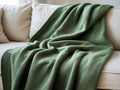 Forest Green Furnishing Scarf – Cotton Throw 260x280