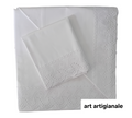 Completo Letto Matrimoniale Linea Roma con Pizzo San Gallo | Made in Italy