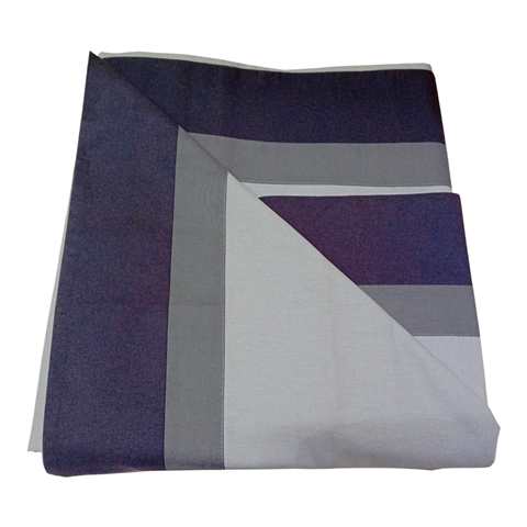 Completo letto Marilyn percalle con balza Colore Grigio | Made in Italy