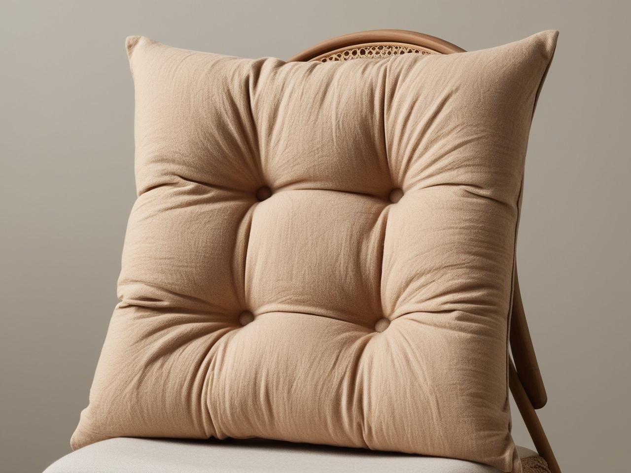 Coprisedia imbottito in cotone tinta unita – Modello Morbidone 42x42 cm | Linea Zalea