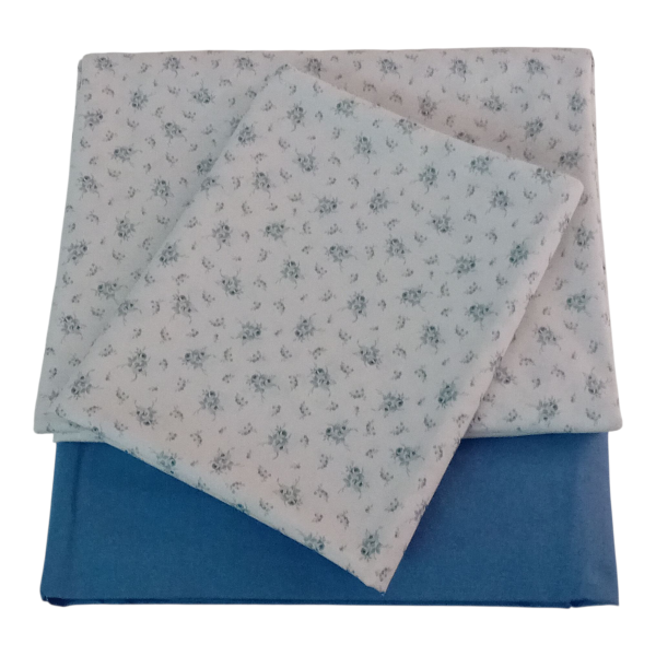 Linea Provenza – Completo Letto Matrimoniale in Cotone Percalle Made in Italy