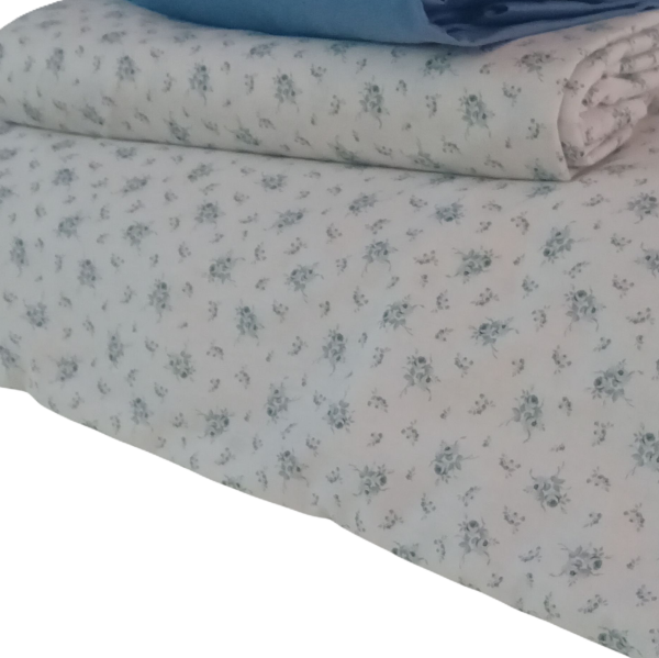 Linea Provenza – Completo Letto Matrimoniale in Cotone Percalle Made in Italy