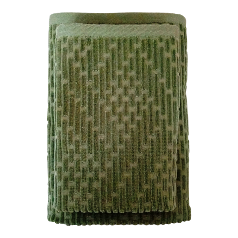 Set Spugna 1+1 in Cotone Egiziano Jacquard – Elite