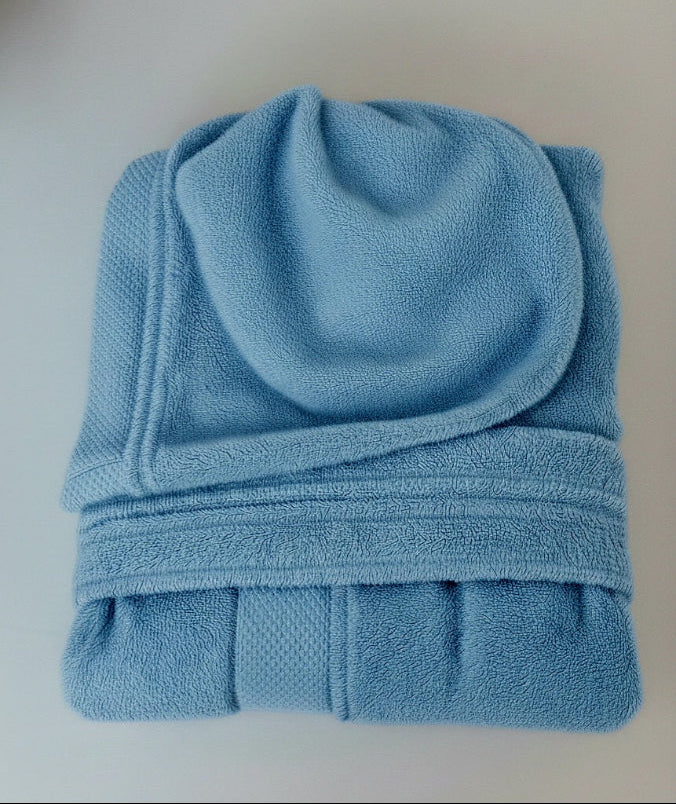 Accappatoio Spugna Cotone 500g Cappuccio Made in Italy Koet Uomo Donna Hotel Spa