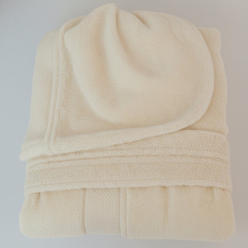 Accappatoio Spugna Cotone 500g Cappuccio Made in Italy Koet Uomo Donna Hotel Spa