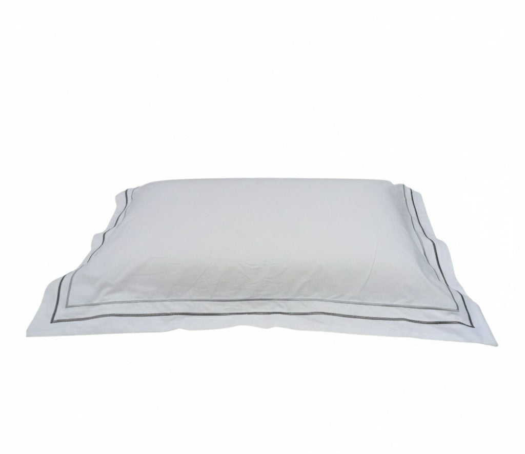 Completo letto Luxury in puro cotone con burdon mano-macchina