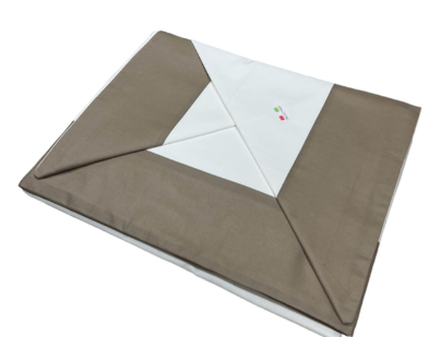 Completo Letto Matrimoniale Feel con Bordo in Cotone | Made in Italy