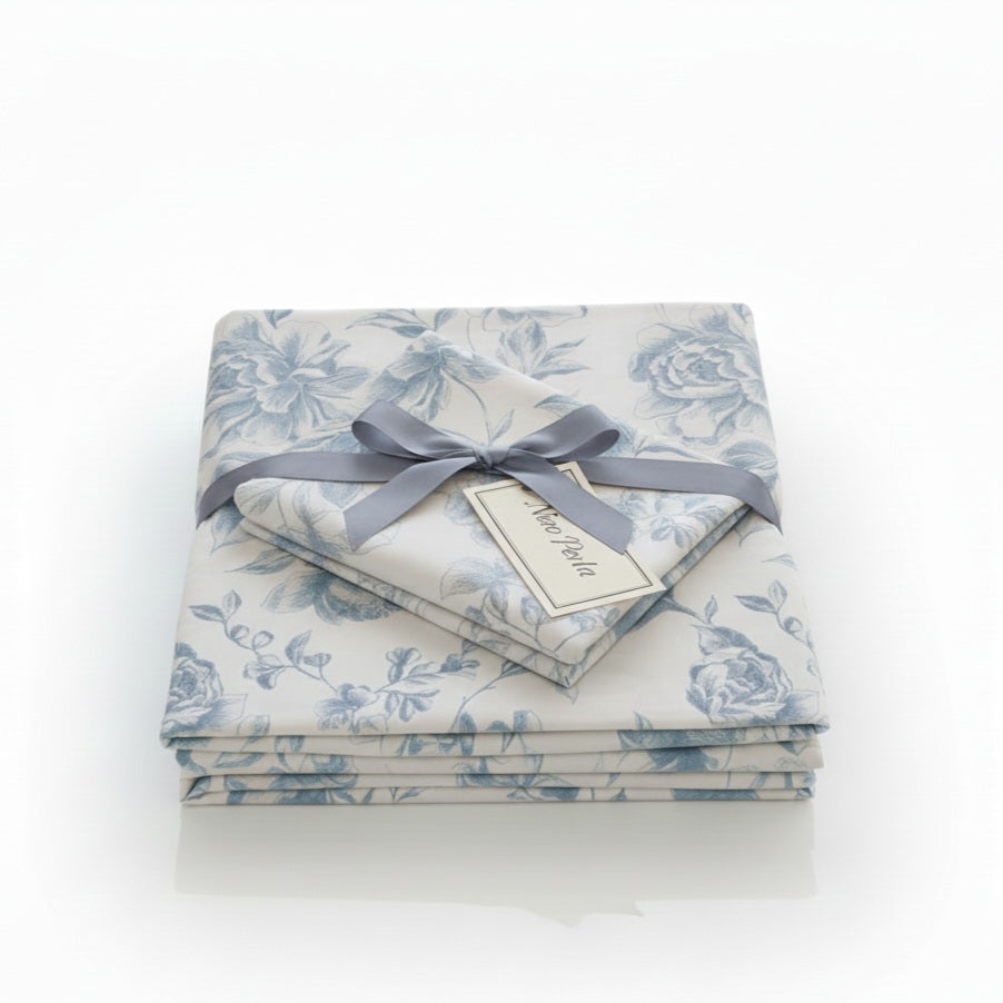 Completo Letto Matrimoniale Parigi Stampa Floreale