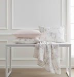 Completo Letto Matrimoniale Fantasia Cotone - Federe Volants LIBERTY