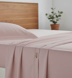 completo letto matrimoniale in percalle inea aria rosa antico