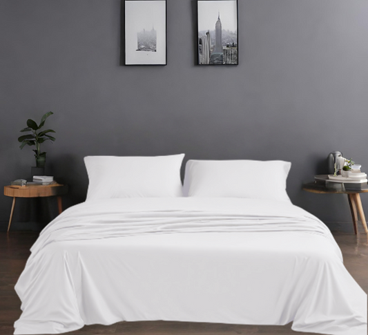 completo letto plain bianco 