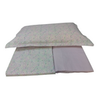 Campo di Fiori – Completo Letto Matrimoniale in Cotone Percalle Made in Italy