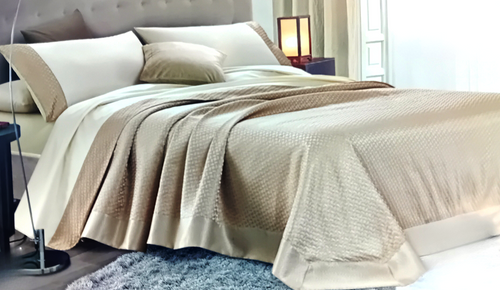 Ares Bed Set – Jacquard Cotton Bedspread + Bedding Set