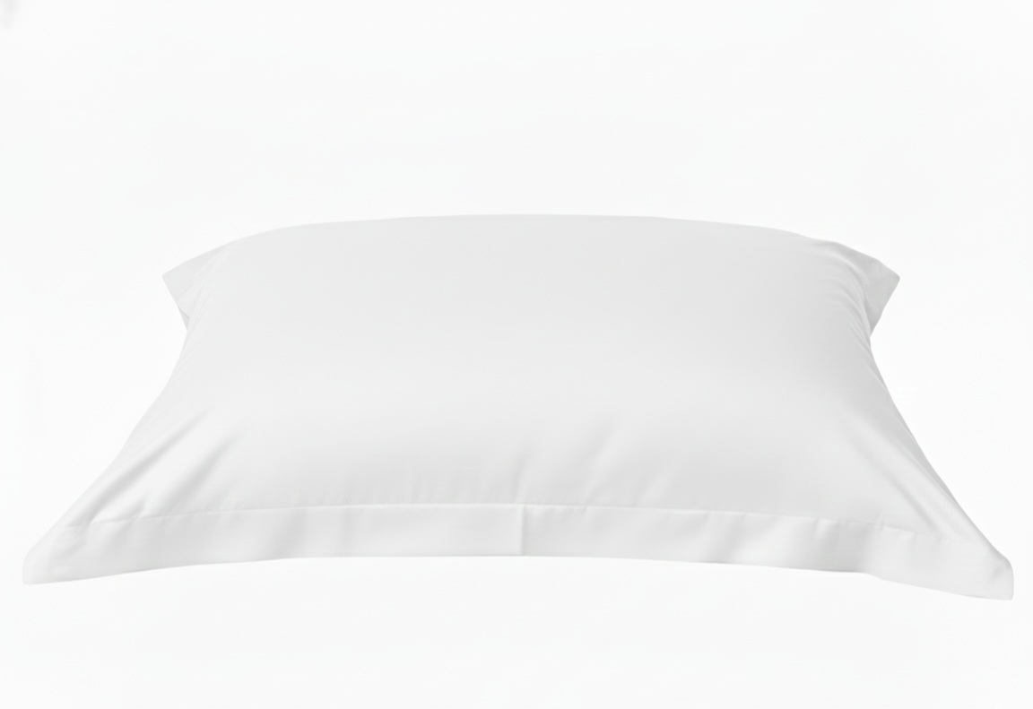Pair of 200 Thread Count Percale Cotton Pillowcases for Bed 
