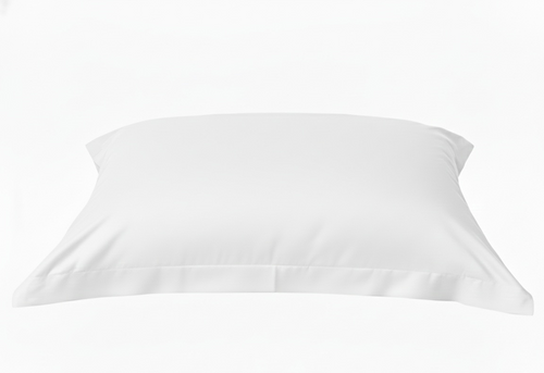 Pair of 200 Thread Count Percale Cotton Pillowcases for Bed 