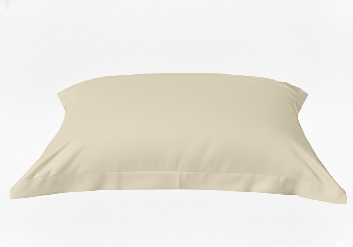 Pair of 200 Thread Count Percale Cotton Pillowcases for Bed 
