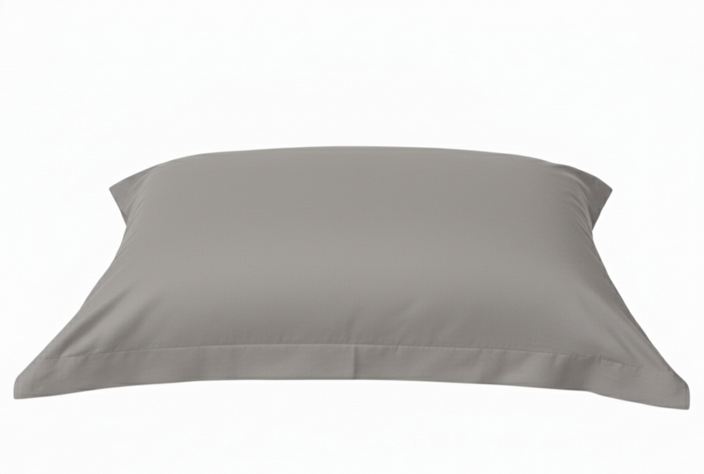 Pair of 200 Thread Count Percale Cotton Pillowcases for Bed 