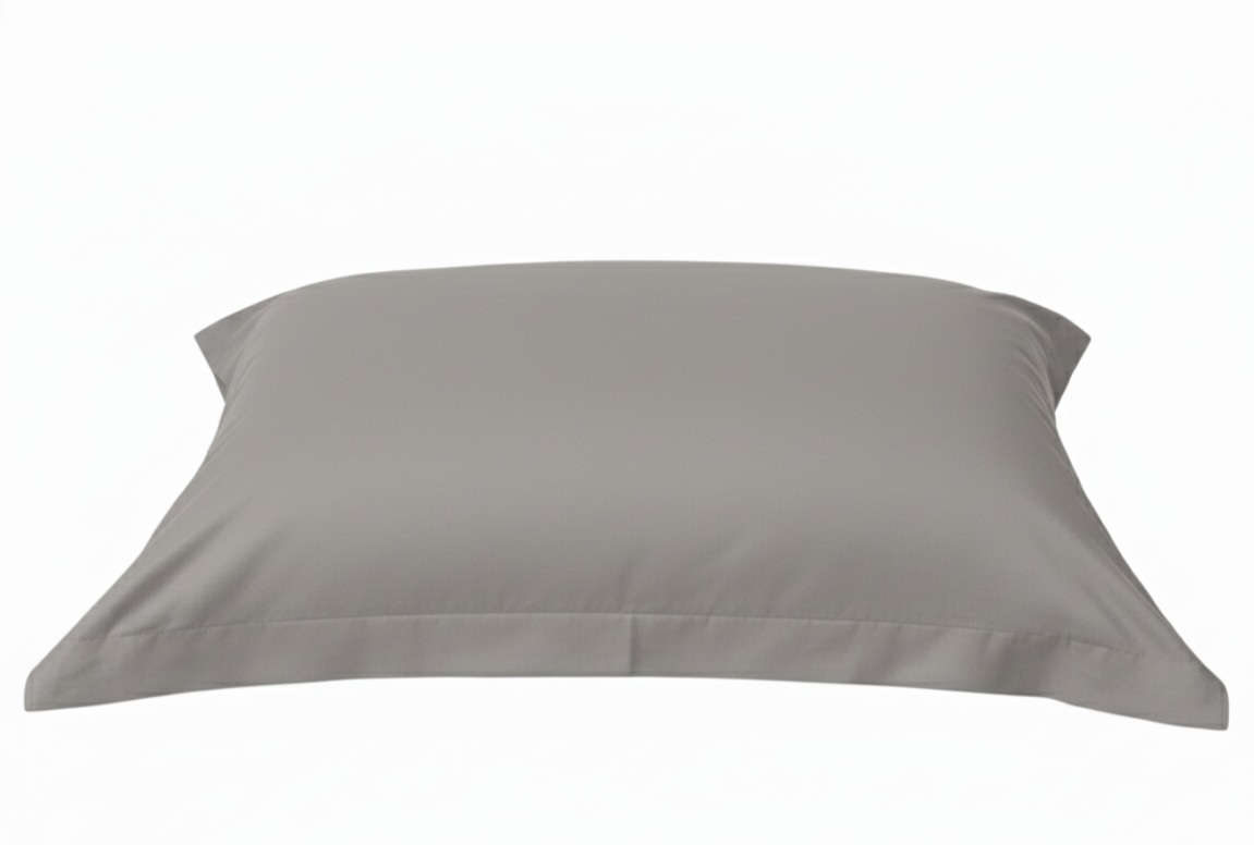 Pair of 200 Thread Count Percale Cotton Pillowcases for Bed 