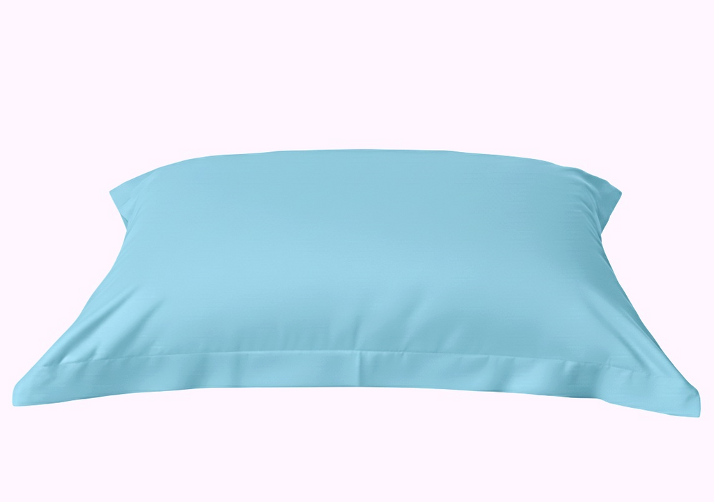 Pair of 200 Thread Count Percale Cotton Pillowcases for Bed 
