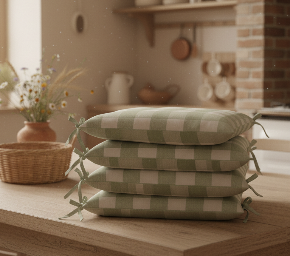 Cuscini per sedia modello morbidone trapuntato linea campagnola 