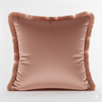 Cuscino Arredo in Velluto con Frange 45x45 cm