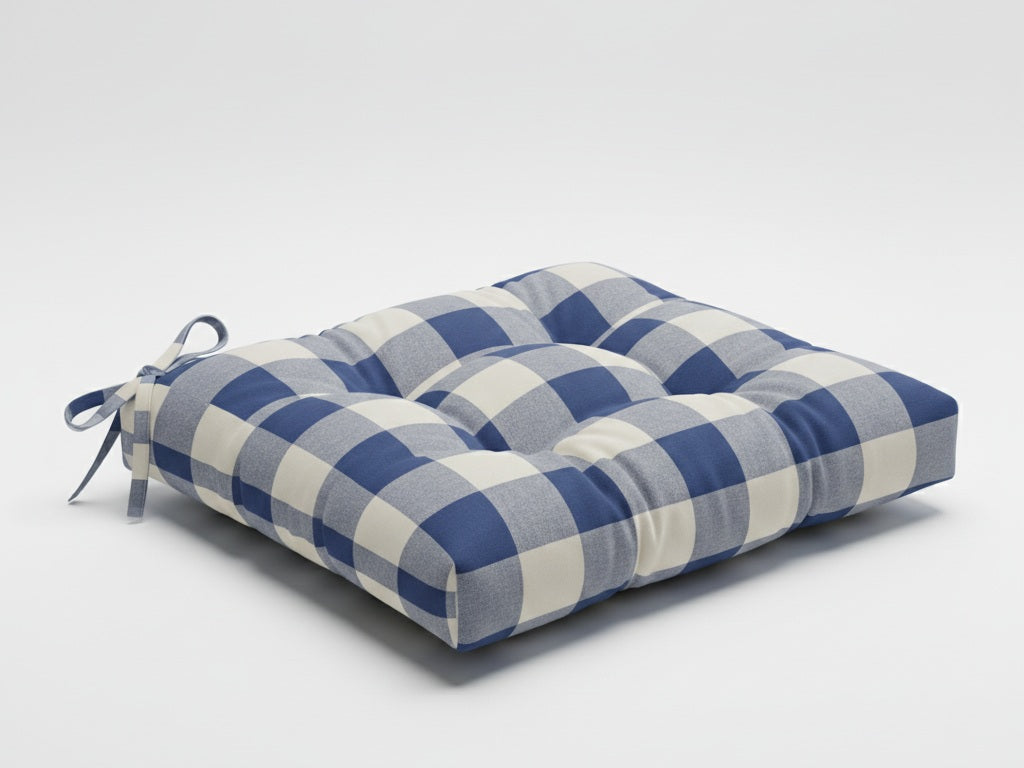 Cuscino per sedia linea campagnola di colore blue 