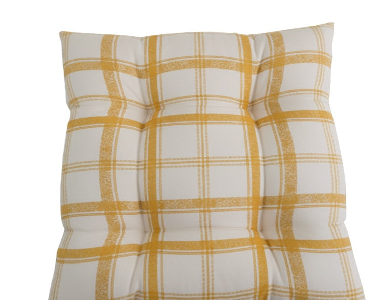coprisedia in cotone jacquard zaffiro colore giallo 