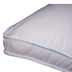 Dettaglio federa 100% cotone percalle del guanciale anatomico artigianale