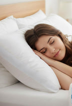 Profilo laterale guanciale anatomico traspirante altezza 5 cm con imbottitura in poliestere