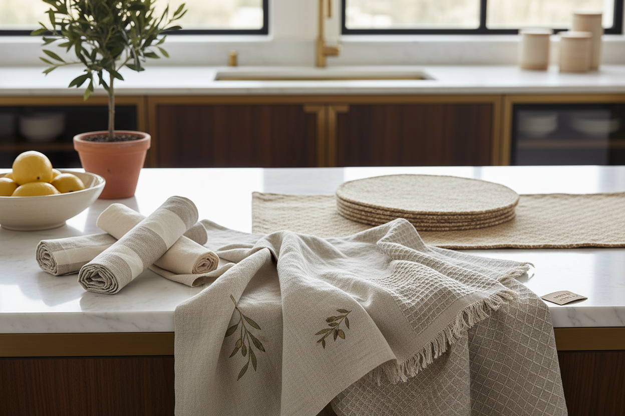 Hero image cucina - tessili di lusso